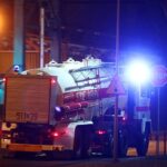 Oświęcim, 07.01.2021. Firma chemiczna Synthos w Oświęcimiu, doszło do wybuchu i pożaru instalacji do przeróbki kauczuku / Łukasz Gągulski / PAP