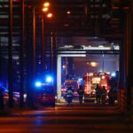 Oświęcim, 07.01.2021. Firma chemiczna Synthos w Oświęcimiu, doszło do wybuchu i pożaru instalacji do przeróbki kauczuku / Łukasz Gągulski / PAP