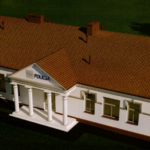 Wizualizacja posterunku policji w Lipniku / Świętokrzyska Policja