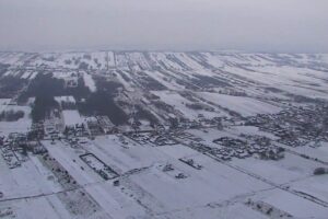 29.01.2021 Góry Świętokrzyskie. Ćwiczenia wojskowych dronów / kpt. Marcin Kowal / ŚBOT