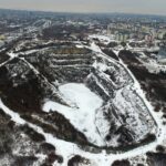 28.01.2021 Kielce. Ślichowice - rezerwat skalny. Dawny kamieniołom / Jarosław Kubalski / Radio Kielce