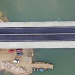 14.12.2020. Nowy Korczyn. Most przez Wisłę łączący województwa świętokrzyskie i małopolskie / Jarosław Kubalski / Radio Kielce