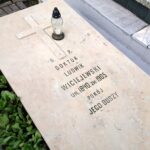 06.01.2021. Opatów. Grób doktora Ludwika Wiciejewskiego po renowacji / Emilia Sitarska / Radio Kielce