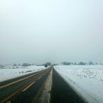 17.01.2021. Droga wojewódzka nr 753. Trasa z Ostrowca Świętokrzyskiego w stronę Kielc / Emilia Sitarska / Radio Kielce