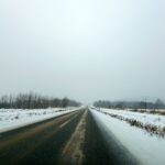 17.01.2021. Droga wojewódzka nr 753. Trasa z Ostrowca Świętokrzyskiego w stronę Kielc / Emilia Sitarska / Radio Kielce