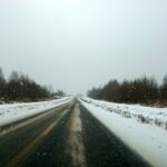 17.01.2021. Droga wojewódzka nr 753. Trasa z Ostrowca Świętokrzyskiego w stronę Kielc / Emilia Sitarska / Radio Kielce