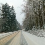 17.01.2021. Droga wojewódzka nr 753. Trasa z Ostrowca Świętokrzyskiego w stronę Kielc / Emilia Sitarska / Radio Kielce