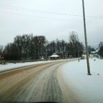 17.01.2021. Droga wojewódzka nr 753. Trasa z Ostrowca Świętokrzyskiego w stronę Kielc / Emilia Sitarska / Radio Kielce