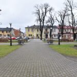 08.01.2021. Końskie. Kamienice w centrum Końskich / Magdalena Galas-Klusek / Radio Kielce