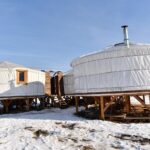 22.01.2021. Gustawów. Jurty / Magdalena Galas-Klusek / Radio Kielce