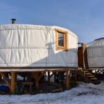 22.01.2021. Gustawów. Jurty / Magdalena Galas-Klusek / Radio Kielce