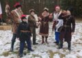 23.01.2021 Lipie, Obóz powstańców zorganizowany przez Świętokrzyskie Stowarzyszenie Historyczne Grot Oddział Powstańczy 1863 / Anna Głąb / Radio Kielce