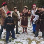 23.01.2021 Lipie, Obóz powstańców zorganizowany przez Świętokrzyskie Stowarzyszenie Historyczne Grot Oddział Powstańczy 1863 / Anna Głąb / Radio Kielce