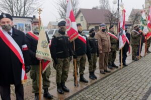 24.01.2021. Wąchock. Zakończenie centralnych obchodów 158. rocznicy wybuchu powstania styczniowego / Anna Głąb / Radio Kielce