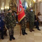 24.01.2021. Wąchock. Zakończenie centralnych obchodów 158. rocznicy wybuchu powstania styczniowego / Anna Głąb / Radio Kielce