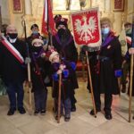 24.01.2021. Wąchock. Zakończenie centralnych obchodów 158. rocznicy wybuchu powstania styczniowego / Anna Głąb / Radio Kielce