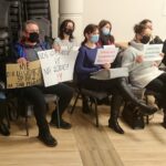 29.01.2021. Starachowice. Sesja rady miejskiej w sprawie reorganizacji Szkoły Podstawowej nr 2 / Anna Głąb / Radio Kielce