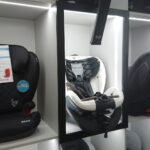 31.01.2021. Skarżysko-Kamienna. Punkt doboru fotelików drive-in / Anna Głąb / Radio Kielce