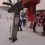 30.01.2021. Bałtów. Zajęcia edukacyjne na zaśnieżonym obiekcie / Anna Głąb / Radio Kielce