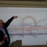 27.01.2021 Sędziszów. Konsultacje w sprawie modernizacji linii kolejowej. Na zdjęciu: Paweł Olszak - Urząd Miasta w Sedziszowie / Ewa Pociejowska-Gawęda / Radio Kielce