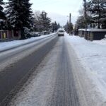 13.01.2021. Zima - droga powiatowa w Skroniowie / Ewa Pociejowska-Gawęda / Radio Kielce