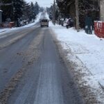 13.01.2021. Zima - droga powiatowa w Skroniowie / Ewa Pociejowska-Gawęda / Radio Kielce