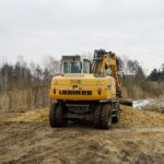 11.01.2021. Kielce. Wykonawca przejął teren budowy Głównego Urzędu Miar / Piotr Kwaśniewski / Radio Kielce