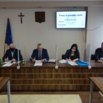 20.01.2021 Wodzisław. Pierwsza sesja Rady Miejskiej w Wodzisławiu / Ewa Pociejowska-Gawęda / Radio Kielce