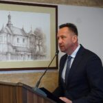 20.01.2021 Wodzisław. Pierwsza sesja Rady Miejskiej w Wodzisławiu. Na zdjęciu Dominik Łukasik, burmistrz Wodzisławia / Ewa Pociejowska-Gawęda / Radio Kielce