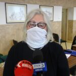 20.01.2021 Wodzisław. Pierwsza sesja Rady Miejskiej w Wodzisławiu. Na zdjęciu: Teresa Szwaczka, prezes towarzystwa Przyjaciół Wodzisławia / Ewa Pociejowska-Gawęda / Radio Kielce