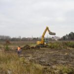 11.01.2021. Kielce. Wykonawca przejął teren budowy Głównego Urzędu Miar / Piotr Kwaśniewski / Radio Kielce