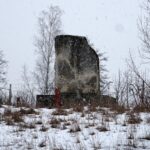 31.01.2021 Osowa. Pomnik upamiętniający Polaków pomordowanych przez Niemców / Ewa Pociejowska-Gawęda / Radio Kielce