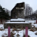 31.01.2021 Osowa. Pomnik upamiętniający Polaków pomordowanych przez Niemców / Ewa Pociejowska-Gawęda / Radio Kielce