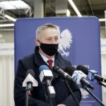 11.01.2021. Kielce. Konferencja prasowa wojewody świętokrzyskiego. Na zdjęciu: Zbigniew Koniusz - wojewoda świętokrzyski / Piotr Kwaśniewski / Radio Kielce