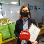 29.01.2021 Sędziszów. Wręczenie nagród w konkursie GUS. 29.01.2021 Sędziszów. Wręczenie nagród w konkursie GUS. Na zdjęciu: Agnieszka Piotrowska-Piątek - dyrektor Urzędu Statystycznego w Kielcach / Ewa Pociejowska-Gawęda / Radio Kielce