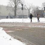 19.01.2021 Kielce. Trudne warunki na drogach / Norbert Orłowicz / Radio Kielce