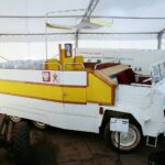 19.01.2021. Starachowice. Muzeum Przyrody i Techniki "Ekomuzeum" im. Jana Pazdura. Star 660 M2 Papamobile - replika / Wiktor Taszłow / Radio Kielce