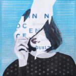 23.01.2021 Sandomierz. Praca Artura Bartkiewicza, Dziewczyna z gazetą / bwasandomierz.pl