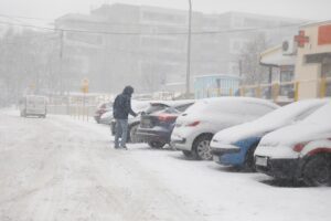 30.01.2021 Kielce. Trudne warunki na drogach / Jarosław Kubalski / Radio Kielce