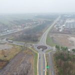 22.12.2020. Nowa obwodnica Włoszczowy widziana z góry / Jarosław Kubalski / Radio Kielce