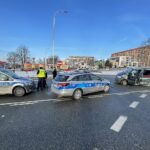 29.01.2021. Kielce. Wypadek na skrzyżowaniu ulic Źródłowej i Sandomierskiej / Jarosław Kubalski / Radio Kielce