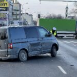 29.01.2021. Kielce. Wypadek na skrzyżowaniu ulic Źródłowej i Sandomierskiej / Jarosław Kubalski / Radio Kielce