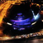 27.08.2020 Kielce. Otwarcie dworca autobusowego. Pokaz „światło i dźwięk” / Jarosław Kubalski / Radio Kielce