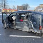 29.01.2021. Kielce. Wypadek na skrzyżowaniu ulic Źródłowej i Sandomierskiej / Jarosław Kubalski / Radio Kielce