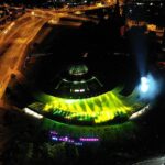 27.08.2020 Kielce. Otwarcie dworca autobusowego. Pokaz „światło i dźwięk” / Jarosław Kubalski / Radio Kielce