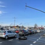 29.01.2021. Kielce. Wypadek na skrzyżowaniu ulic Źródłowej i Sandomierskiej / Jarosław Kubalski / Radio Kielce