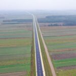 22.12.2020. Nowa obwodnica Włoszczowy widziana z góry / Jarosław Kubalski / Radio Kielce