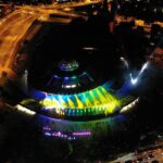 27.08.2020 Kielce. Otwarcie dworca autobusowego. Pokaz „światło i dźwięk” / Jarosław Kubalski / Radio Kielce