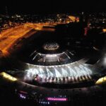 27.08.2020 Kielce. Otwarcie dworca autobusowego. Pokaz „światło i dźwięk” / Jarosław Kubalski / Radio Kielce