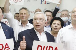 28.06.2020. Kielce. Sztab wyborczy PiS. Na zdjęciu: Krzysztof Lipiec, poseł; lider świętokrzyskiego PiS / Jarosław Kubalski / Radio Kielce